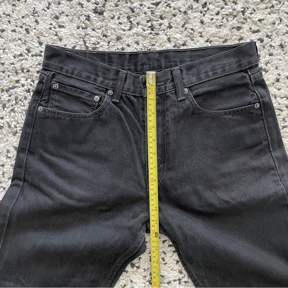 Levi’s 505 Black Jeans 33x30 - Picture 3 of 6